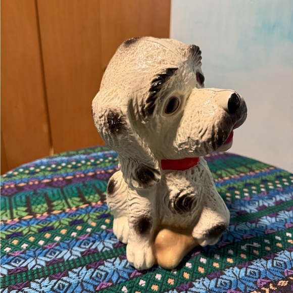 Vintage 1961 Chalkware Big Eye Dog Prize Silvestri Bros. - Picture 3 of 6